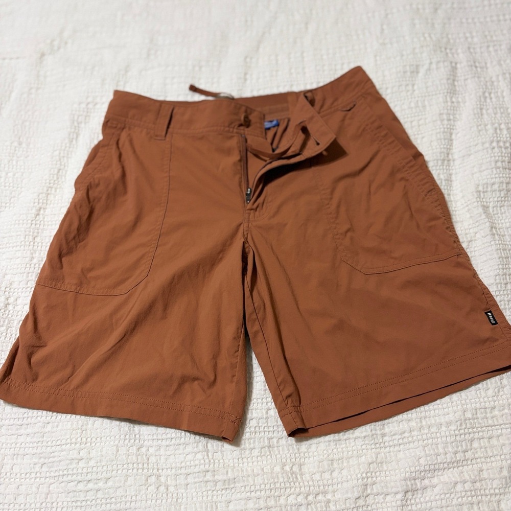 REI Co-op Sahara Guide Shorts Womens 12 Rust Brown Hiking Outdoor 23437-S22